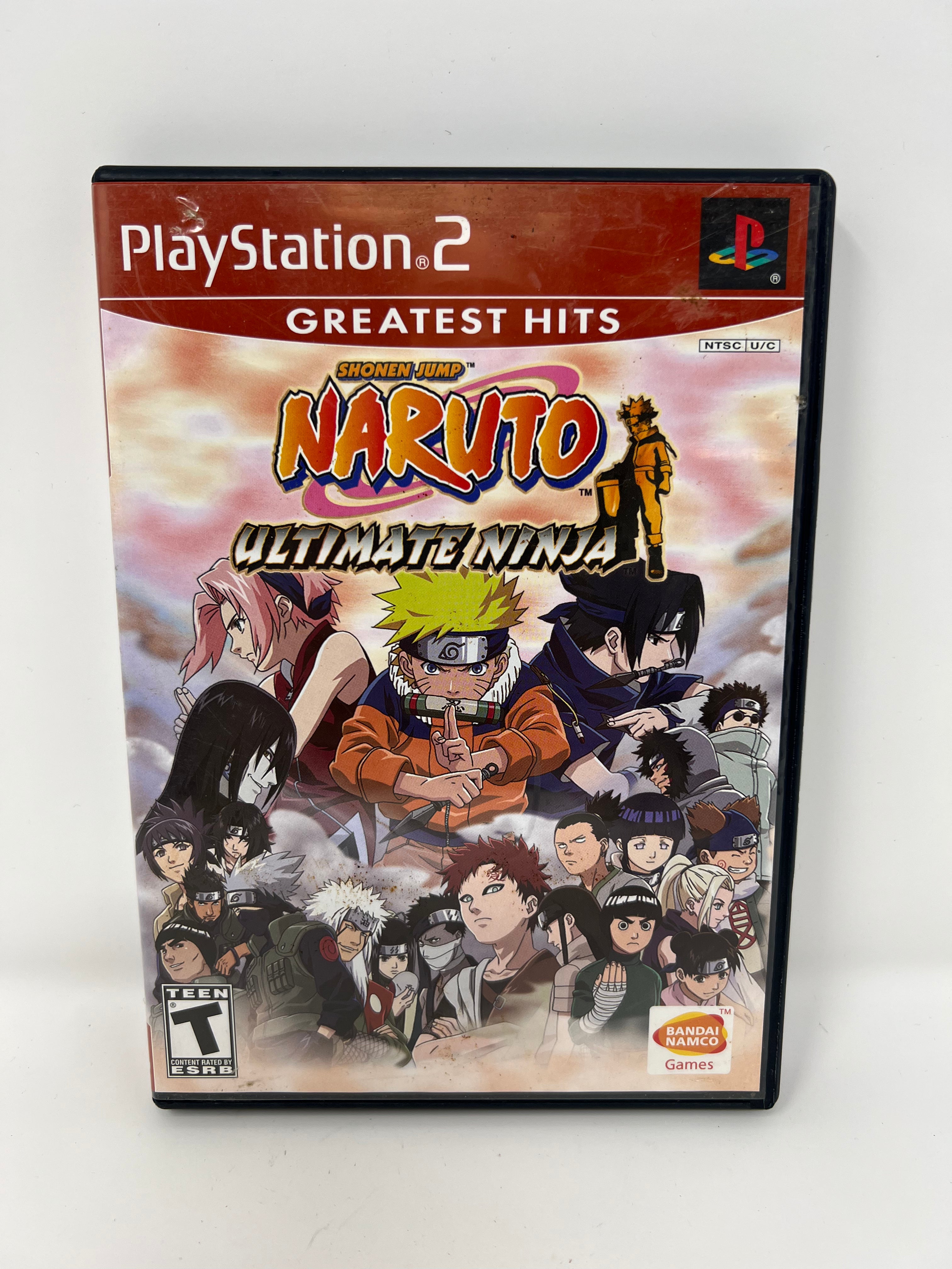 Naruto Ultimate Ninja Manual & Cover (NTSC) (PS2) : Bandai Namco