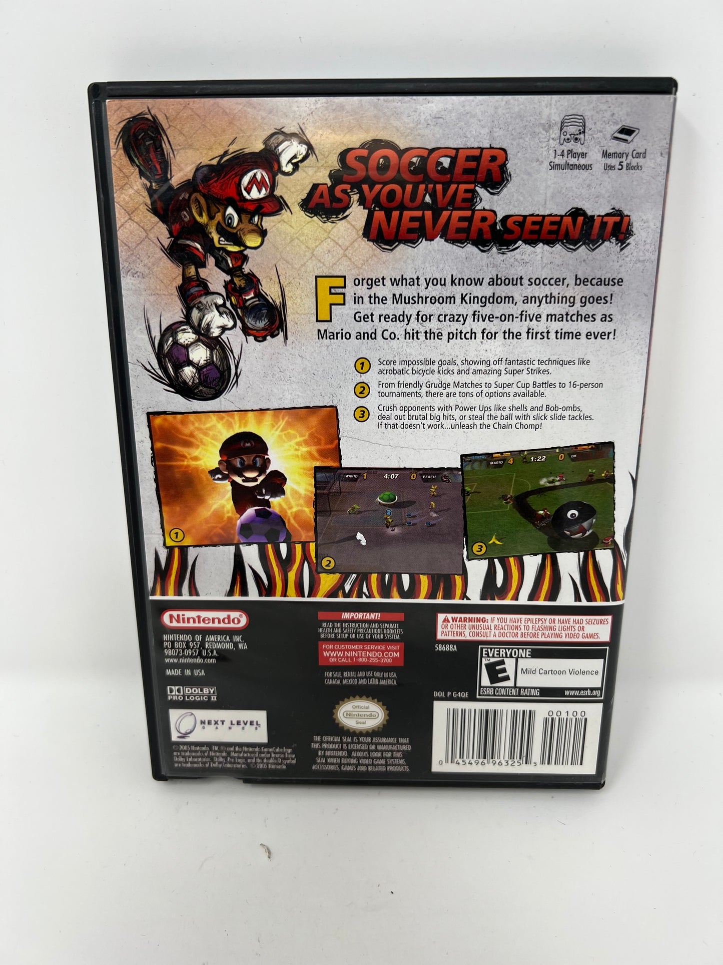 Super Mario Strikers - Gamecube - Used