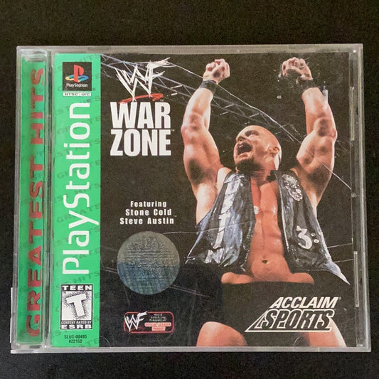 Wwf warzone - Ps1 game - Used