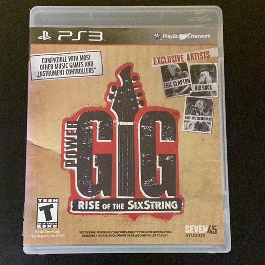 Power Gig Rise of the Sixstring - PS3 Game - Used