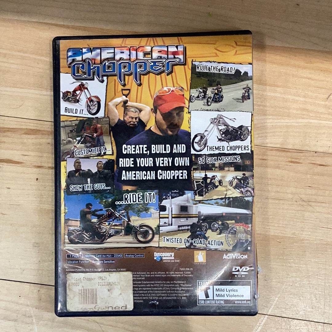 American Chopper - PS2 Game - Used