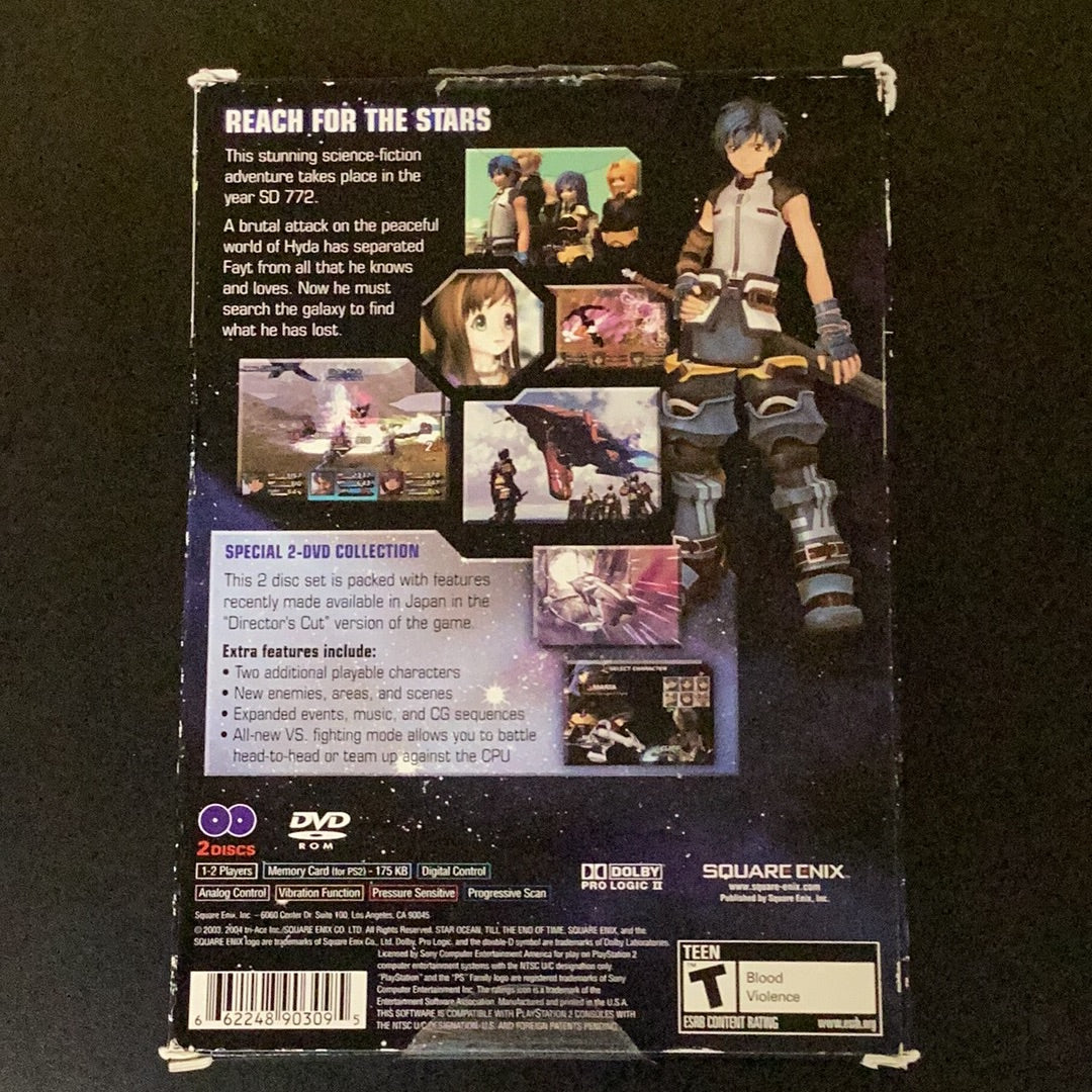 Star Ocean Till the End of Time - PS2 Game - Used