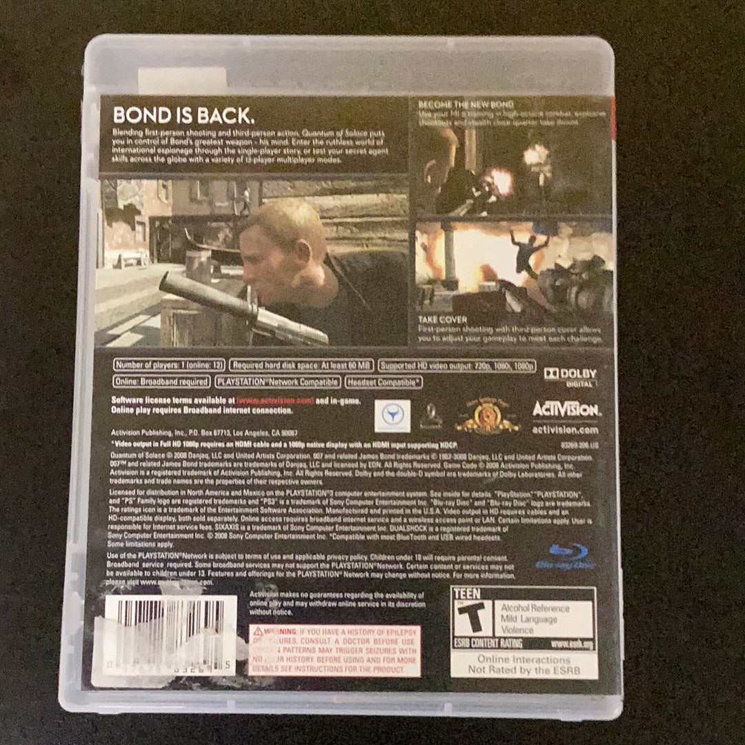 007 Quantum of Solace - PS3 Game - Used