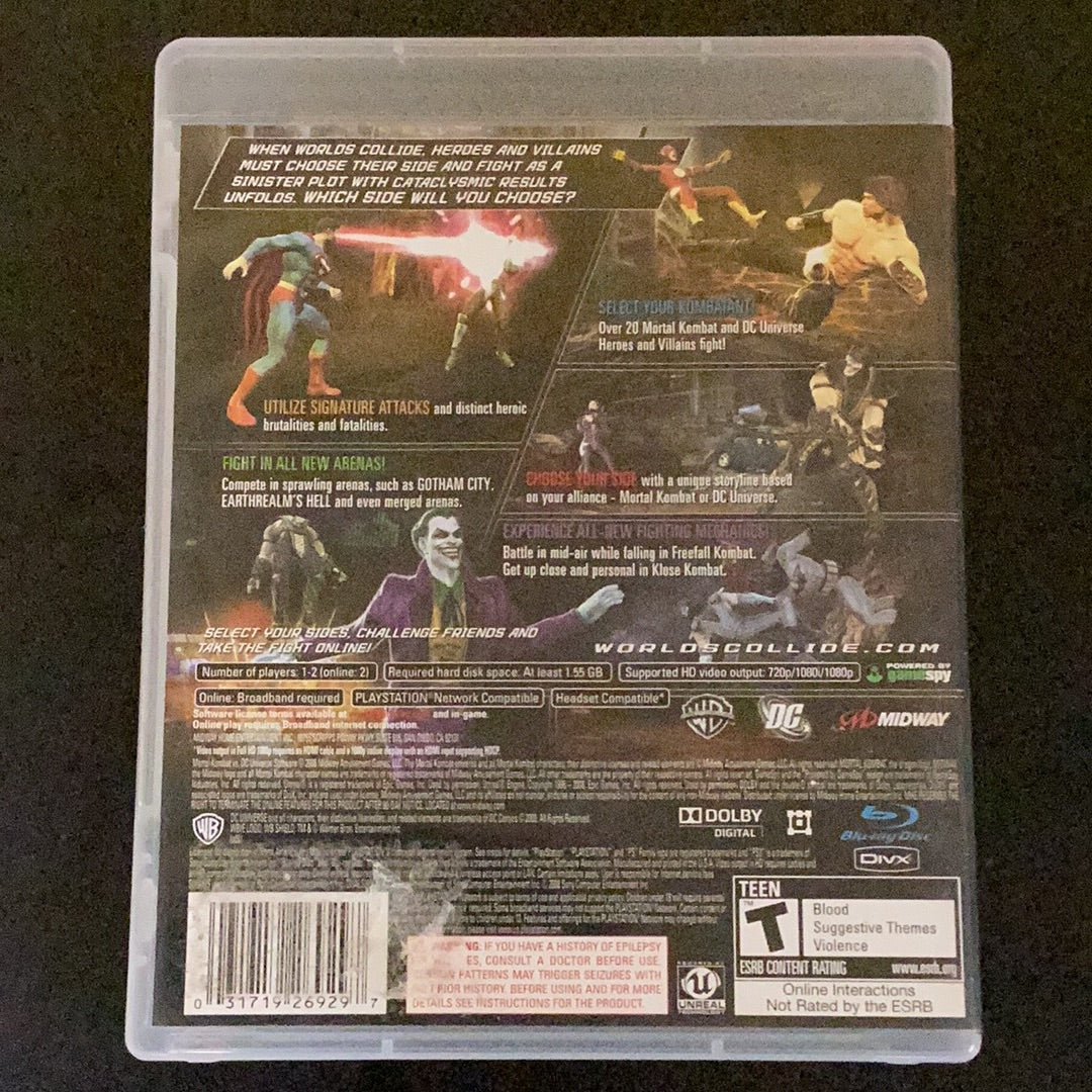 Mortal Kombat VS DC Universe - PS3 Game - Used