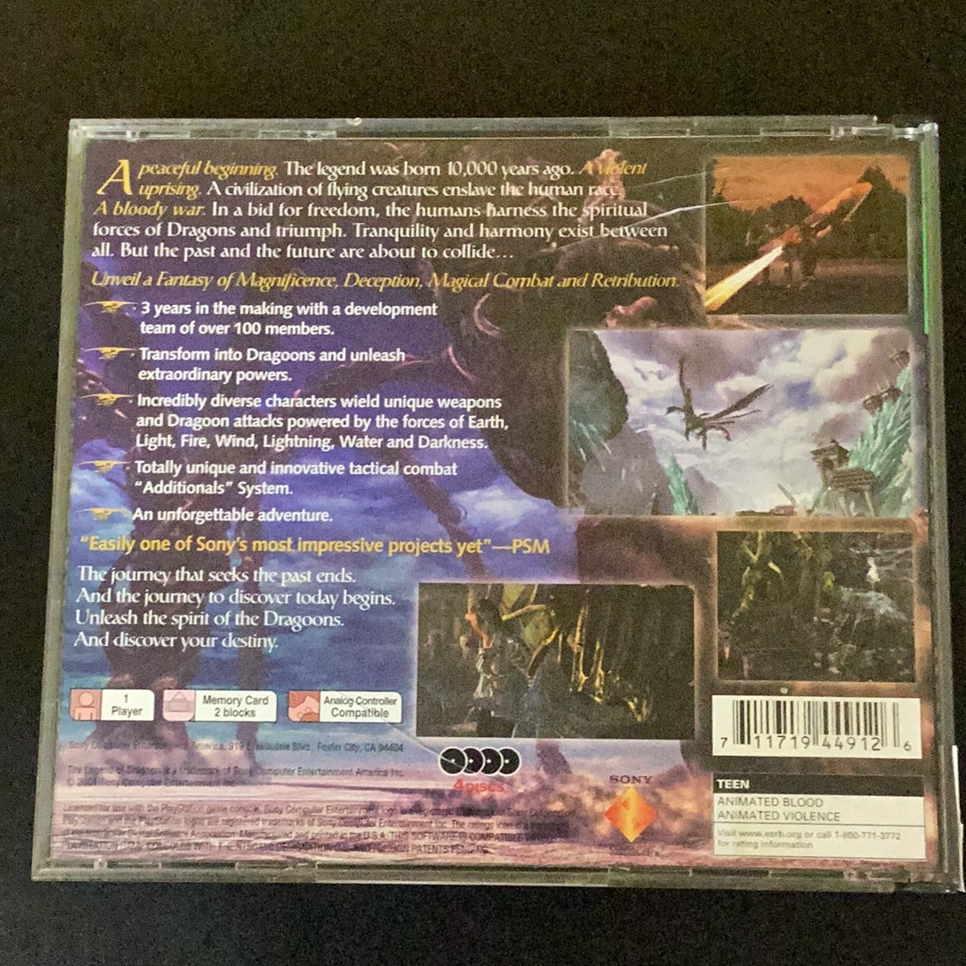 The Legend of Dragoon - PS1 Game - Used