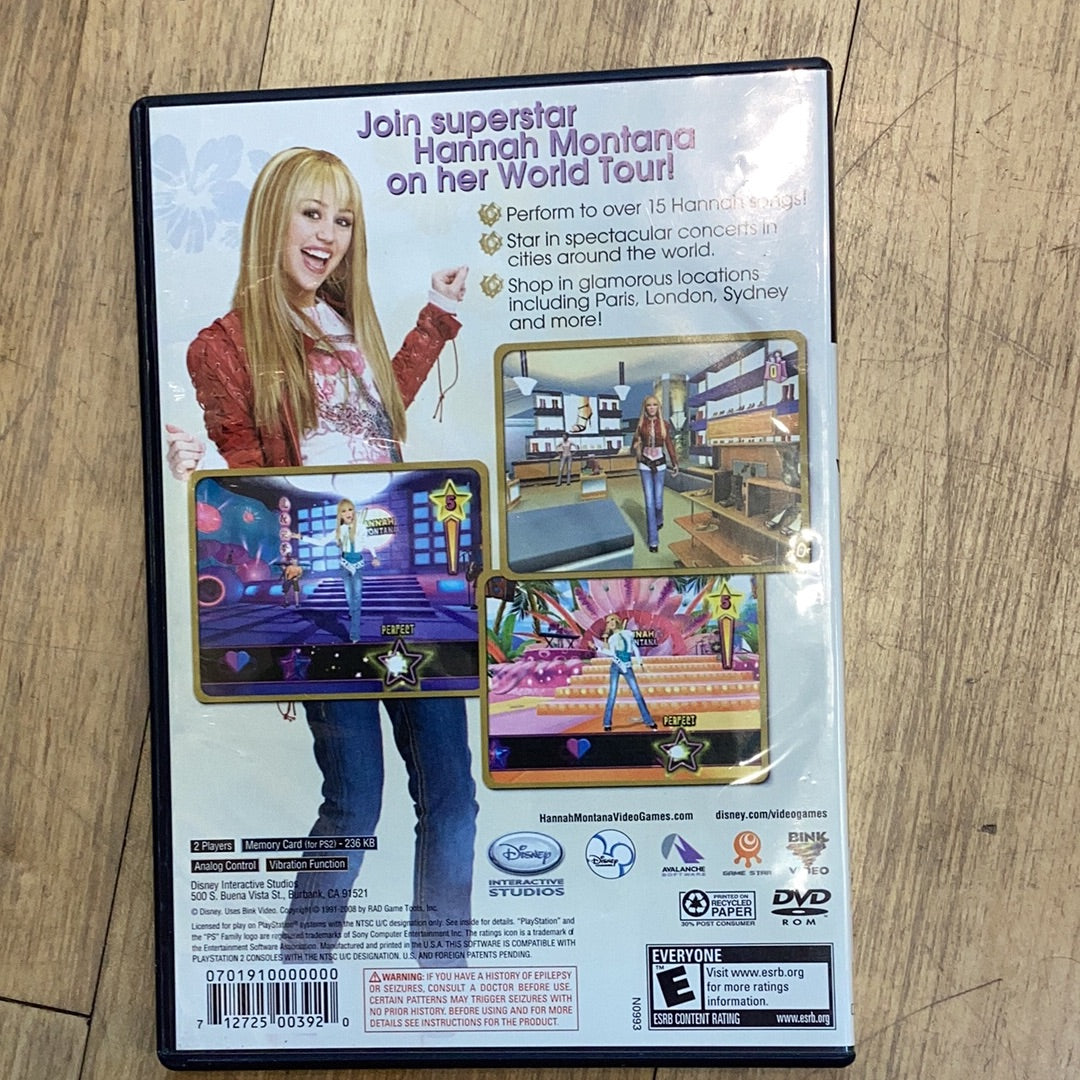 Hannah Montana Spotlight World Tour - PS2 - Used