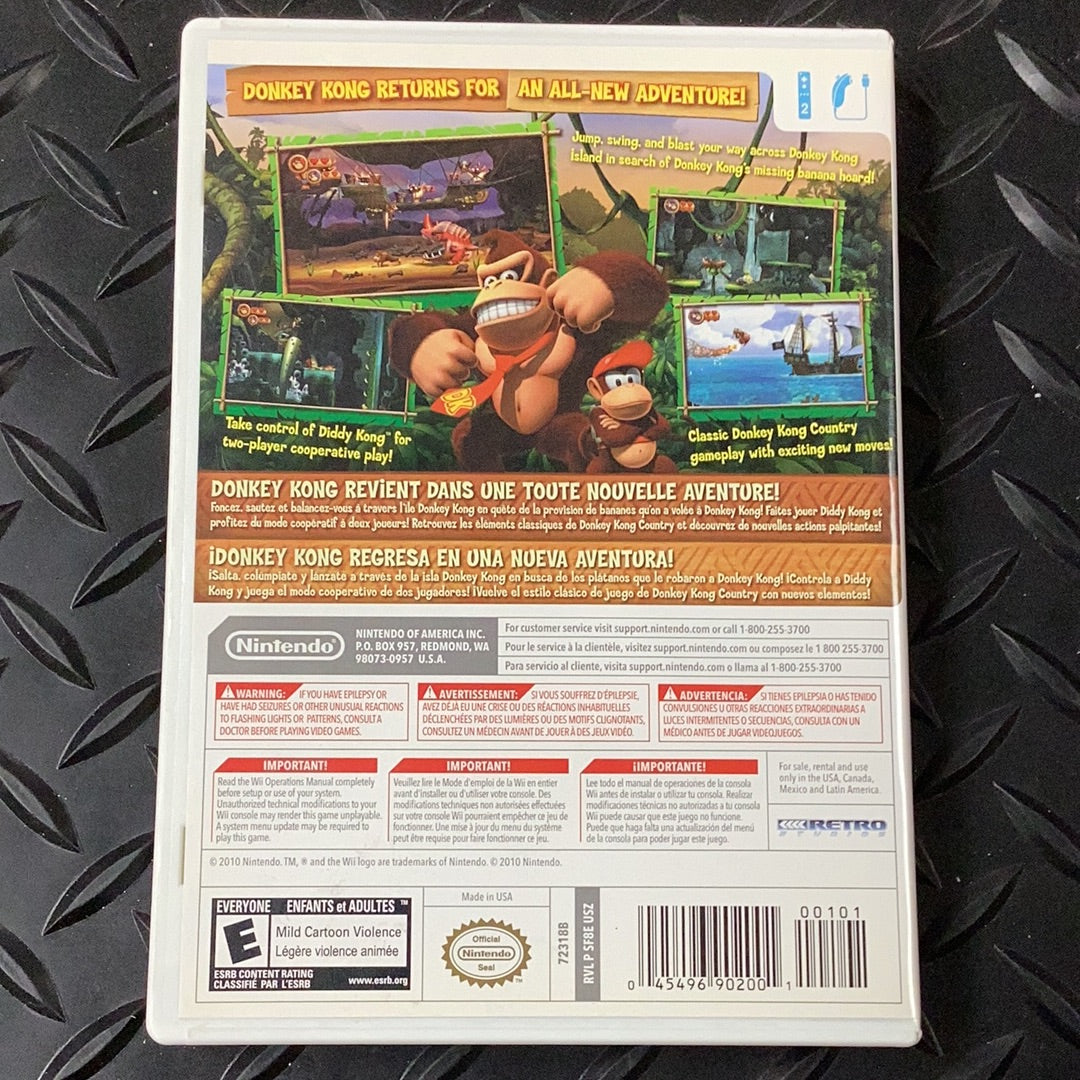 Donkey Kong Country Returns - Wii - Used