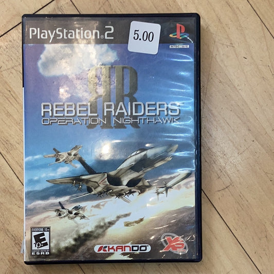 Rebel Raiders Operation Nighthawk -PS2- Used