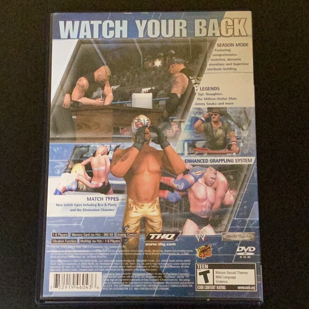 WWE Smackdown Here comes the Pain - PS2 Game - Used