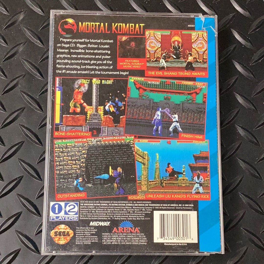 Mortal Kombat - SegaCD - Used