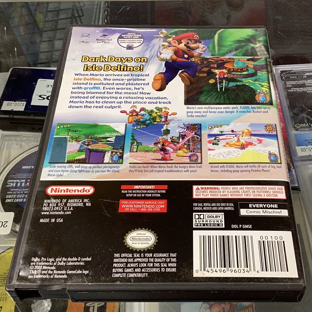 Super Mario Sunshine - Game Cube - Used