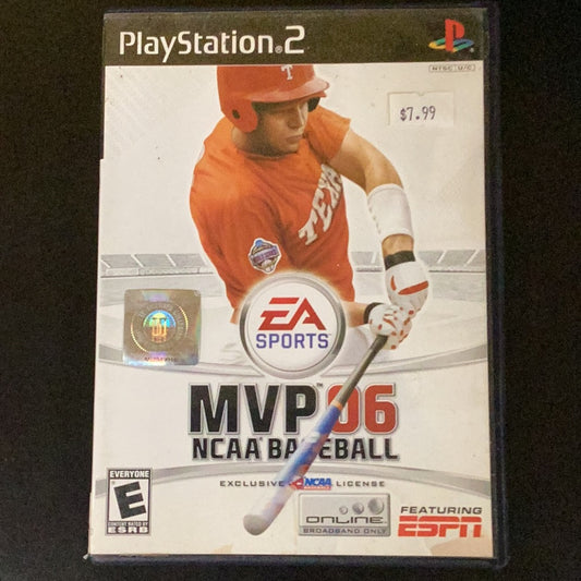 MVP NCAA Baseball 06 - PS2 Game - Used