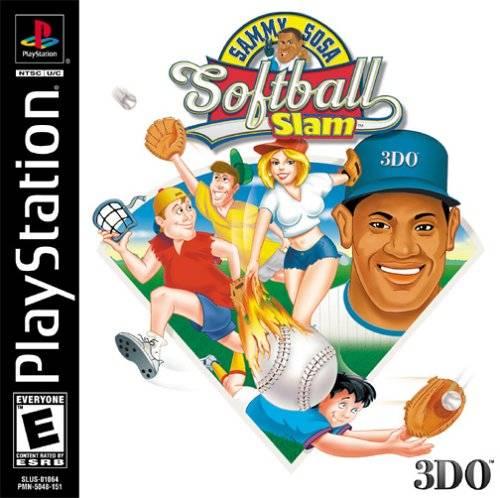 Sammy Sosa's Softball Slam - PS1 Game - Used