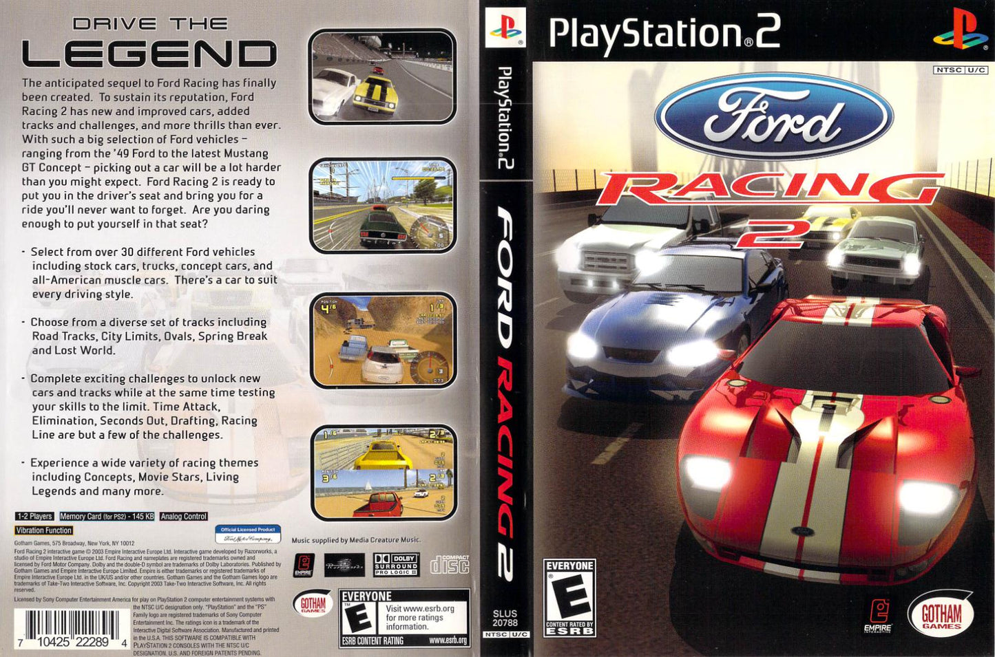 Ford Racing 2 - PS2 Game - Used