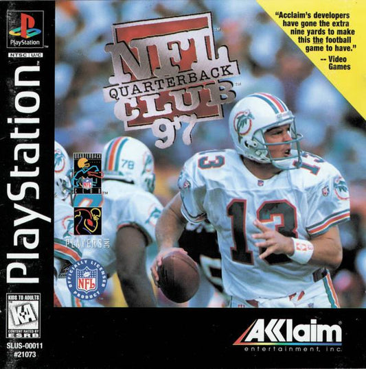 NFL Quarterback Club 97 - PS1 Game - Used