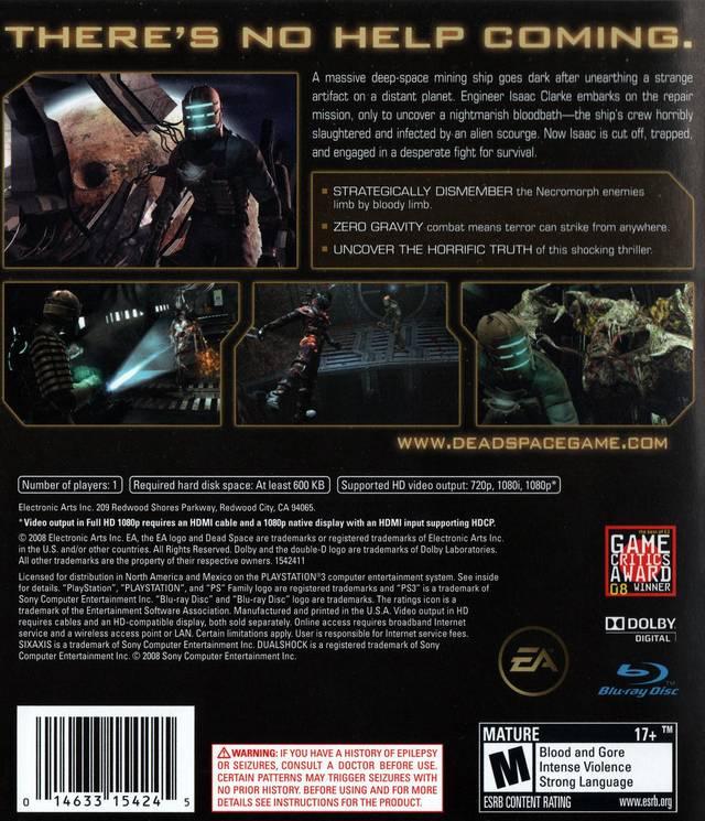 Dead Space - PS3 Game - Used