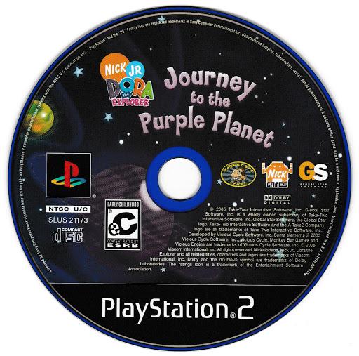 Dora the Explorer Journey to the Purple Planet - PS2 Game - Used