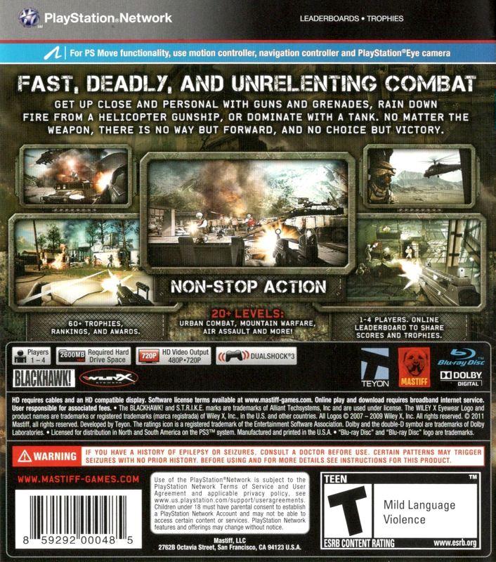 Heavy Fire: Afghanistan - PS3 Game - Used
