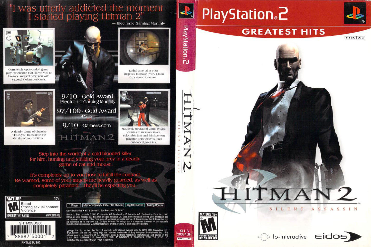 Hitman 2 - PS2 Game - Used