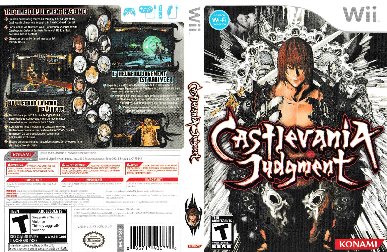 Castlevania Judgment - Wii - Used