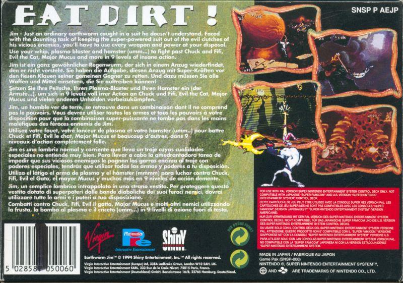 Earthworm Jim - SNES - Used
