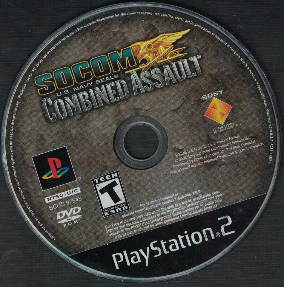 SOCOM US Navy Seals Combined Assault - PS2 Game - Used