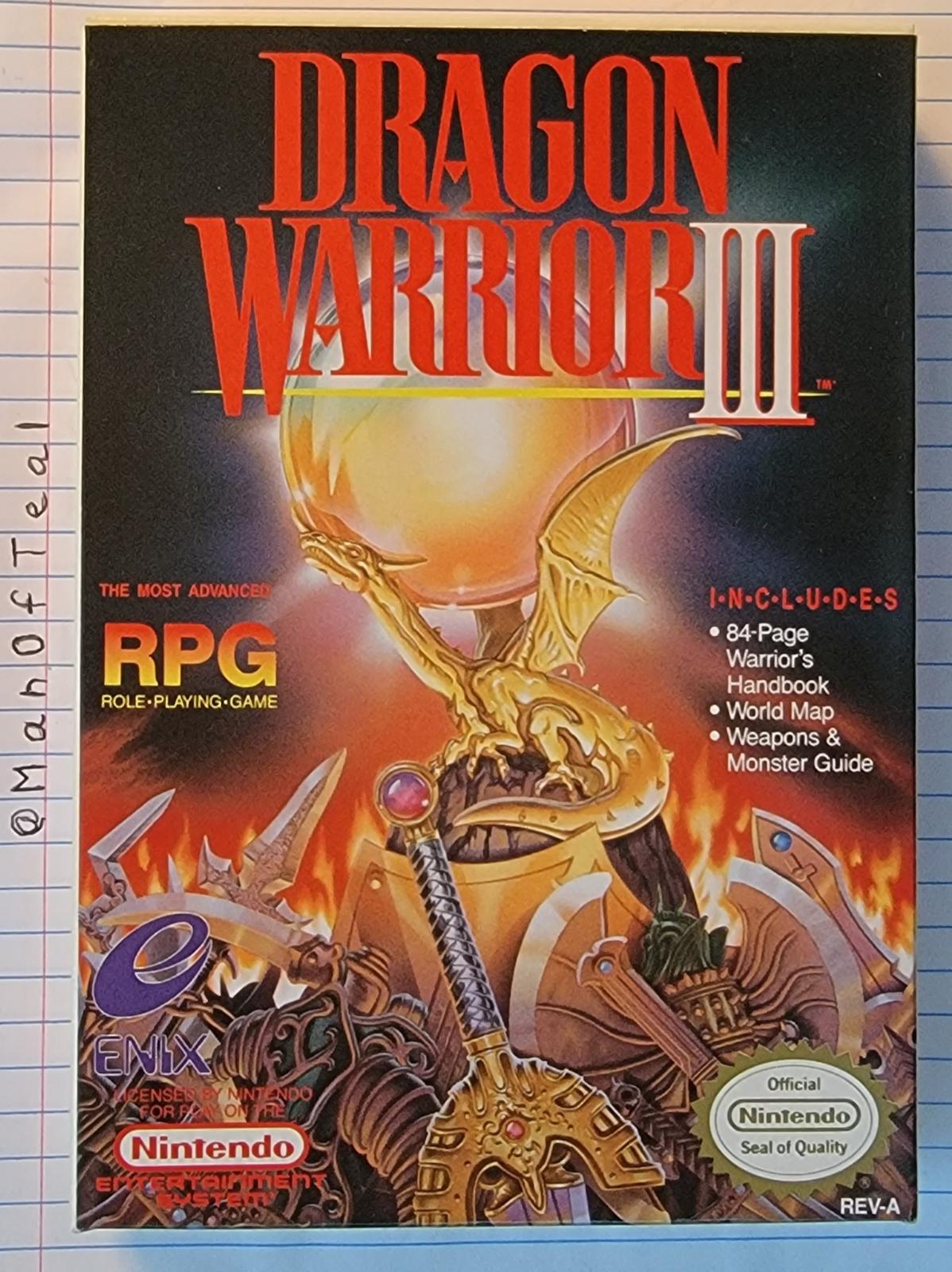 Dragon Warrior III - NES - Used