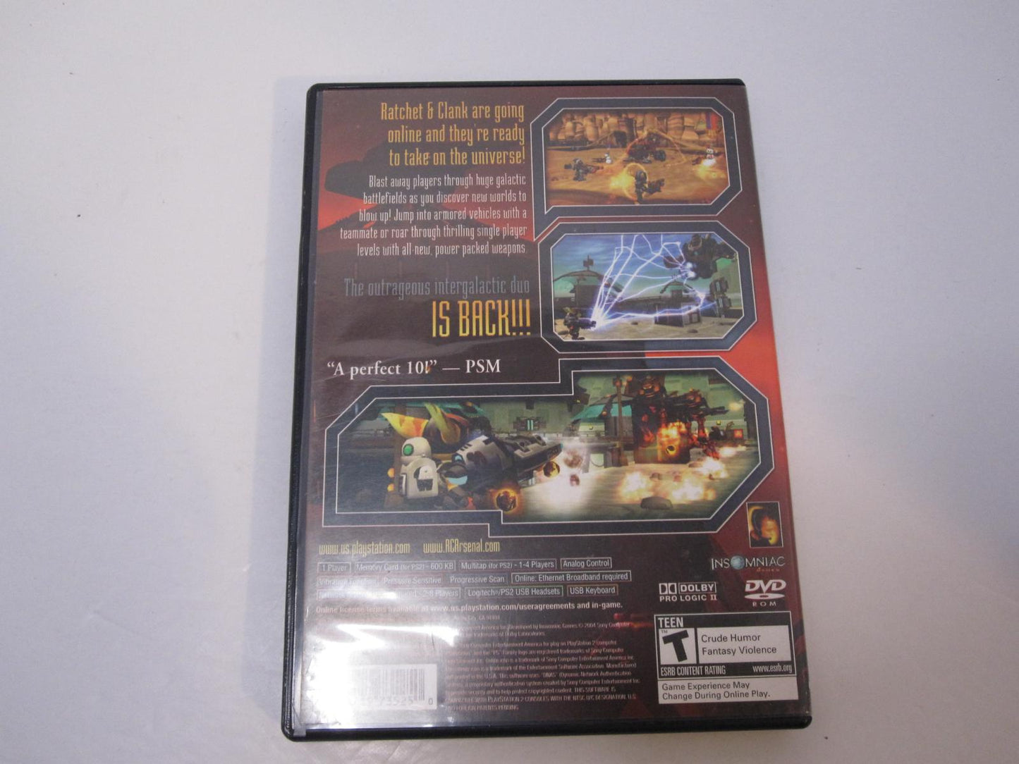 Ratchet & Clank Up Your Arsenal - PS2 Game - Used