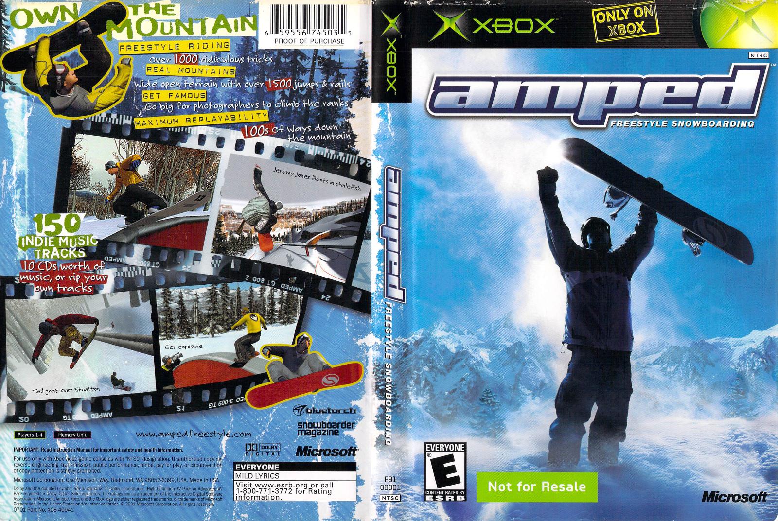 Amped Snowboarding - Xbox - Used