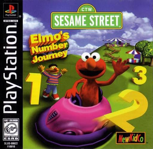 Elmo's Number Journey - PS1 Game - Used
