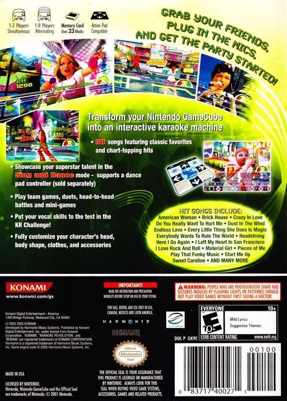 Karaoke Revolution Party - GameCube - Used