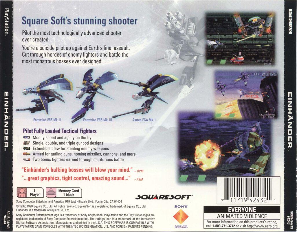 Einhander - PS1 Game - Used