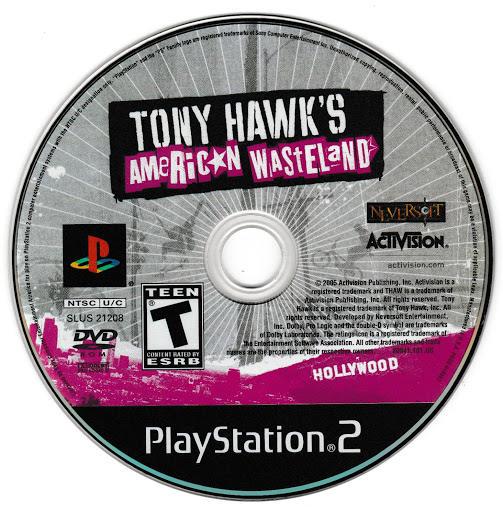 Tony Hawk American Wasteland - PS2 Game - Used
