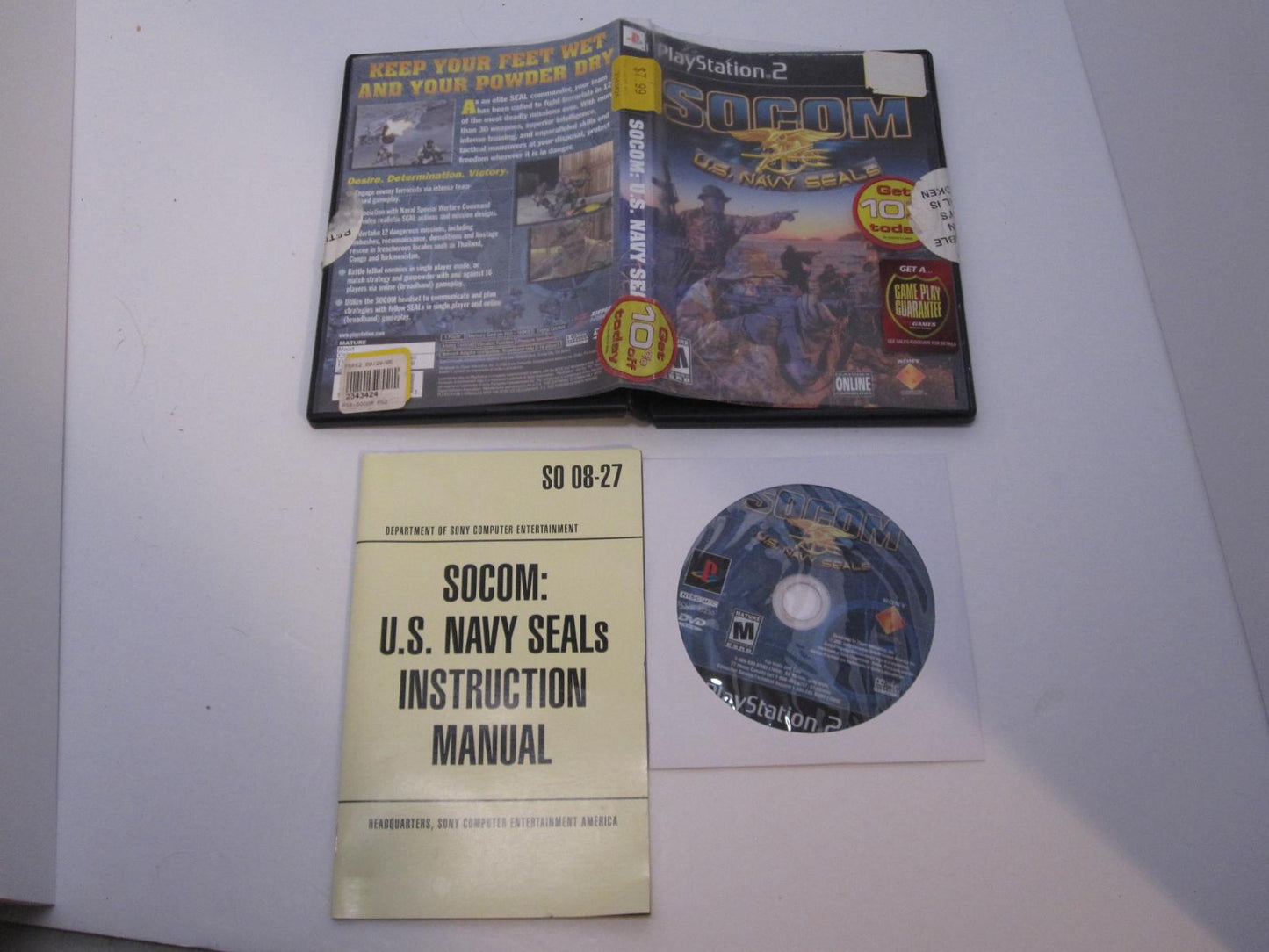 SOCOM US Navy Seals - PS2 Game - Used