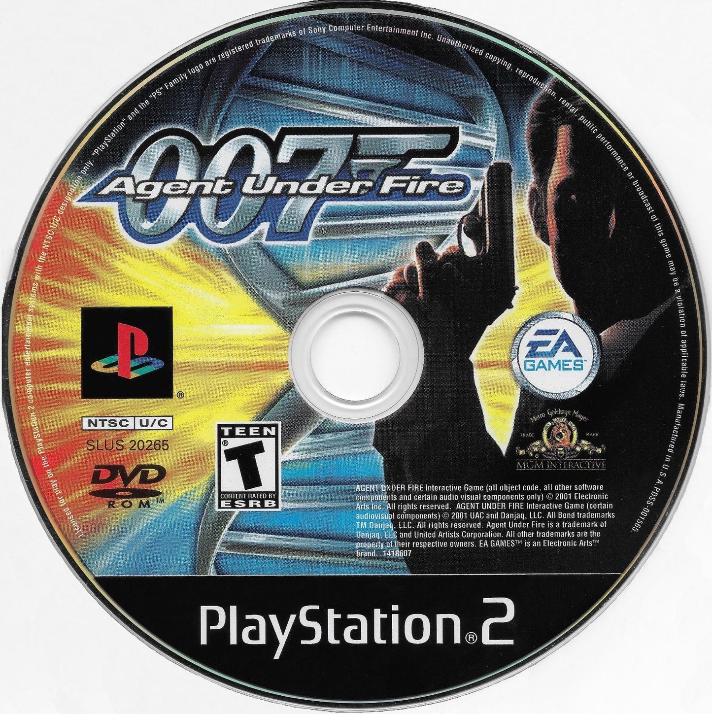 007 Agent Under Fire - PS2 Game - Used