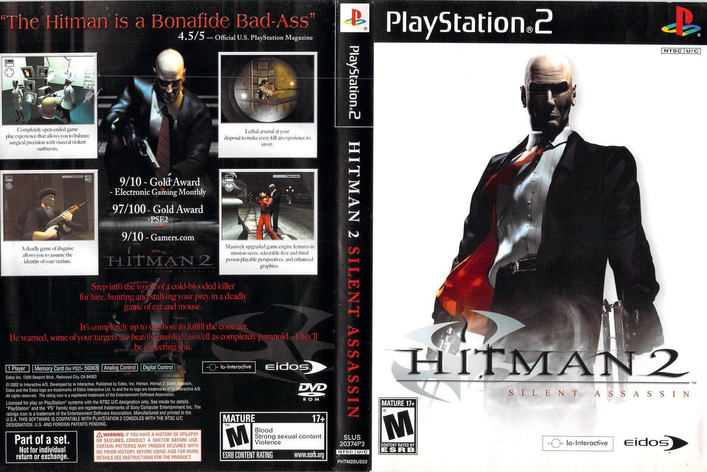 Hitman 2 - PS2 Game - Used