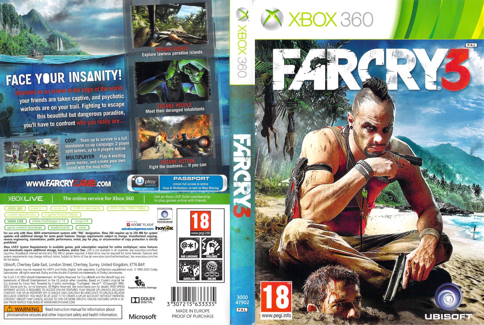 Far Cry 3 - Xb360 - Used