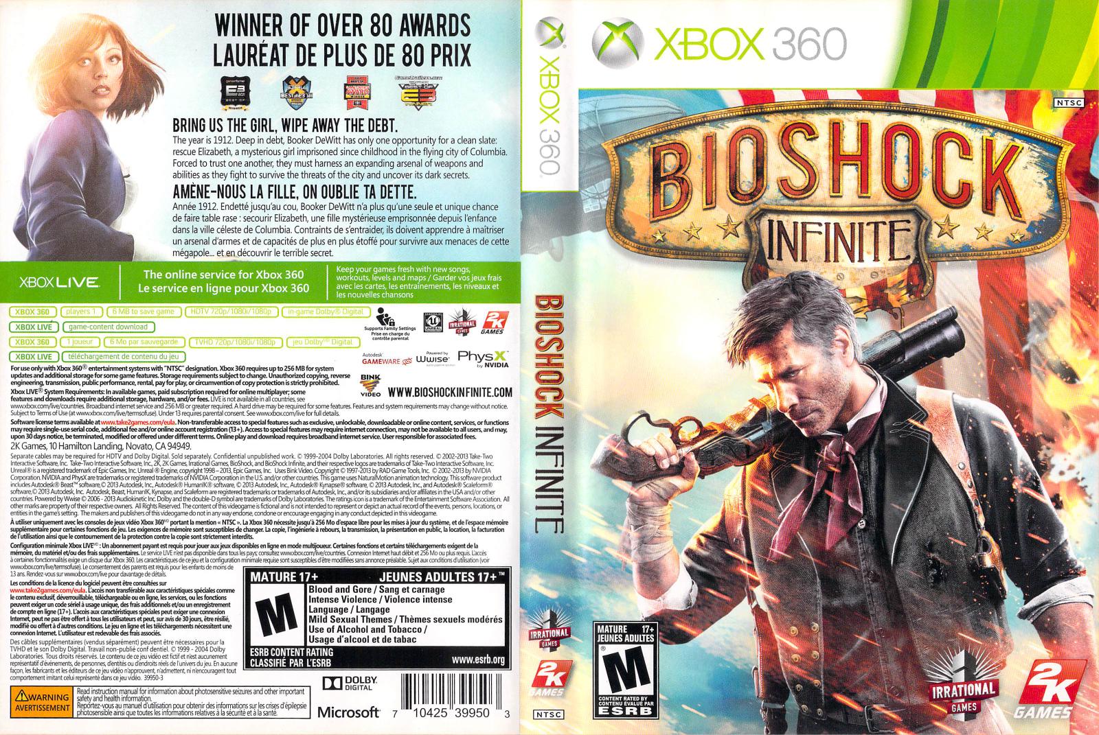 BioShock Infinite - Xb360 - Used