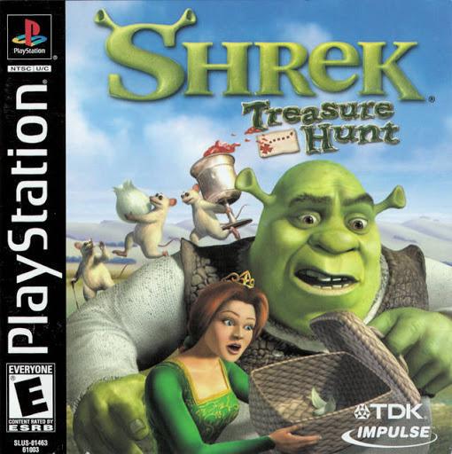 Shrek Treasure Hunt - PS1 Game - Used