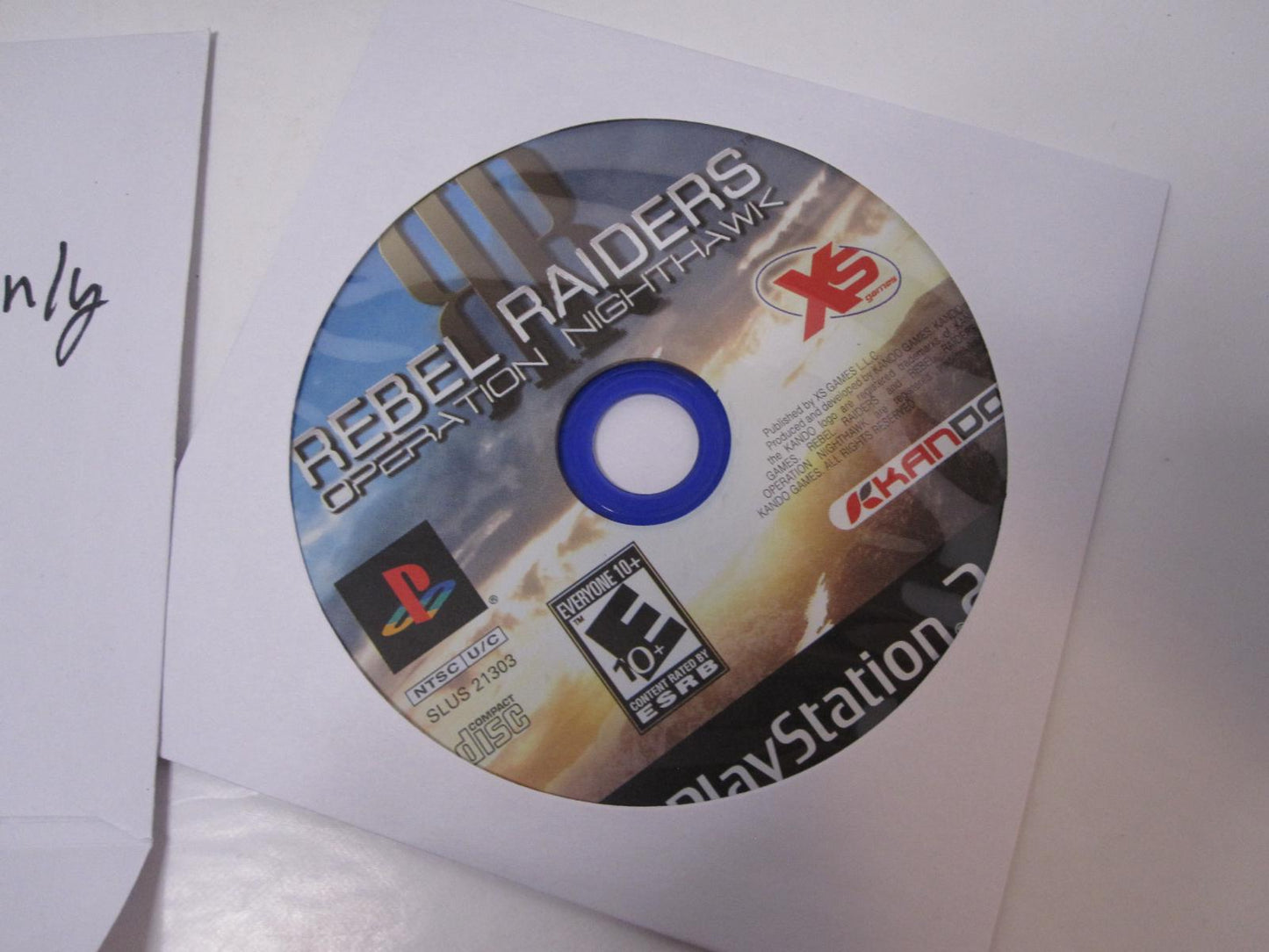 Rebel Raiders Operation Nighthawk - PS2 Game - Used