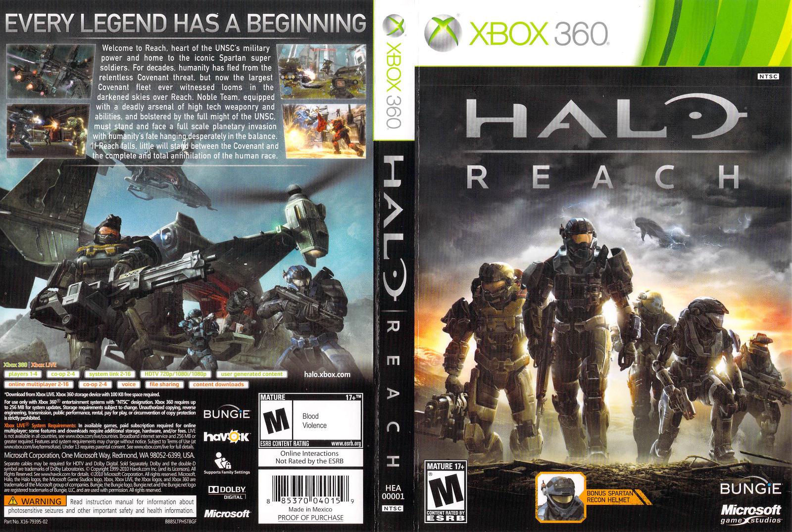 Halo: Reach - Xb360 - Used