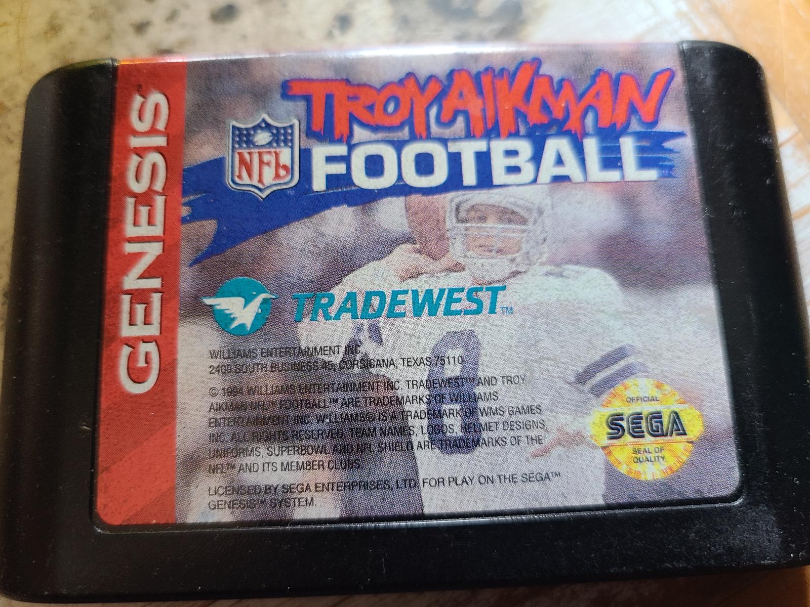 Troy Aikman NFL Football - Genesis - Used