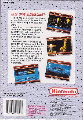 A Boy and His Blob Trouble on Blobolonia - NES - Used