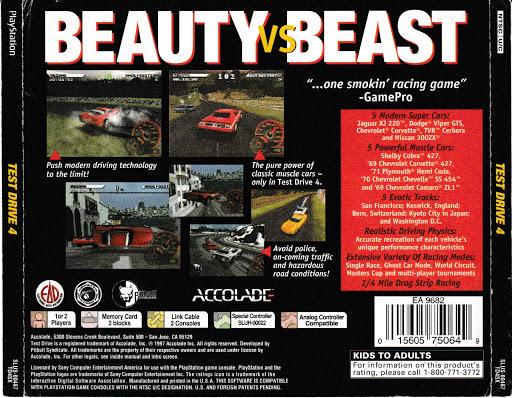 Test Drive 4 - PS1 Game - Used