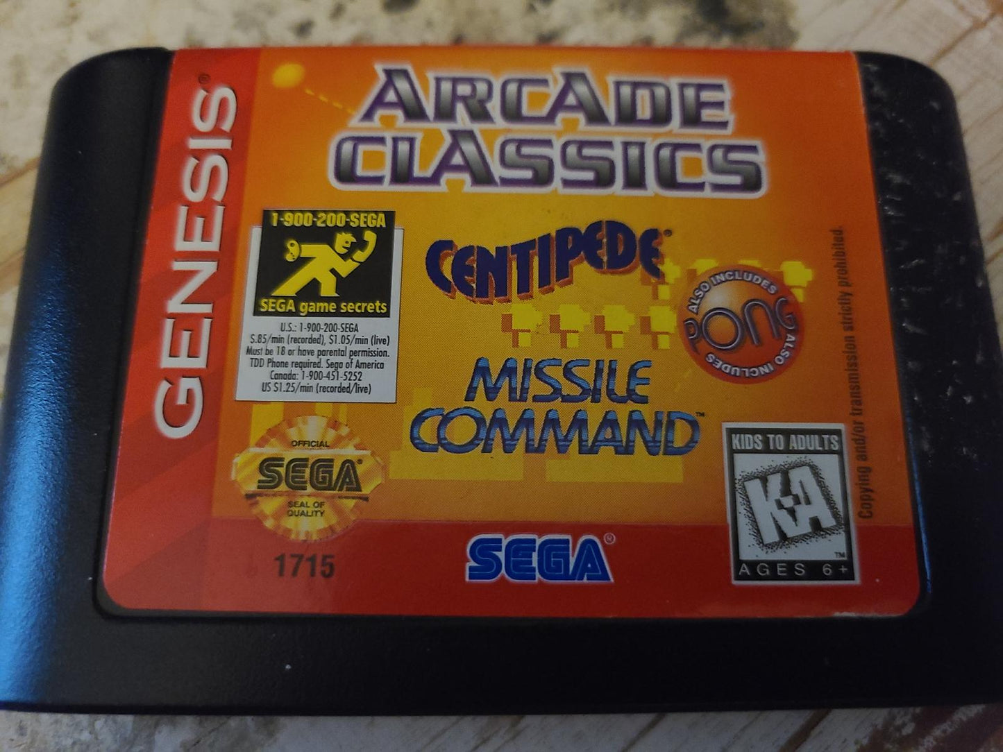 Arcade Classics - Genesis - Used