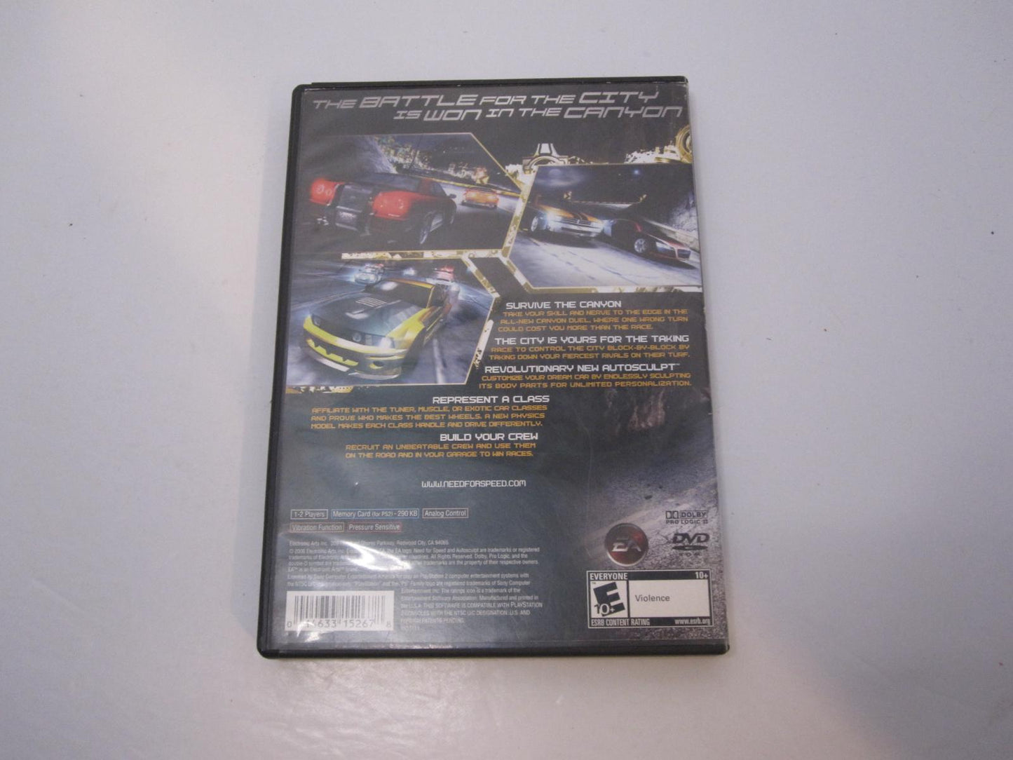 Need for Speed Carbon - PS2 Game - Used