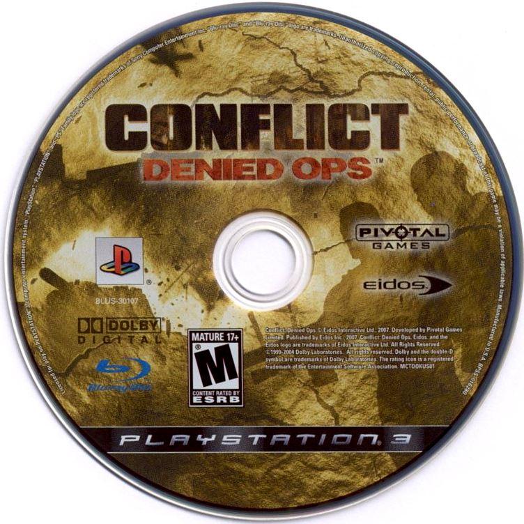 Conflict Denied Ops - PS3 Game - Used
