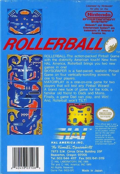 Rollerball - NES - Used
