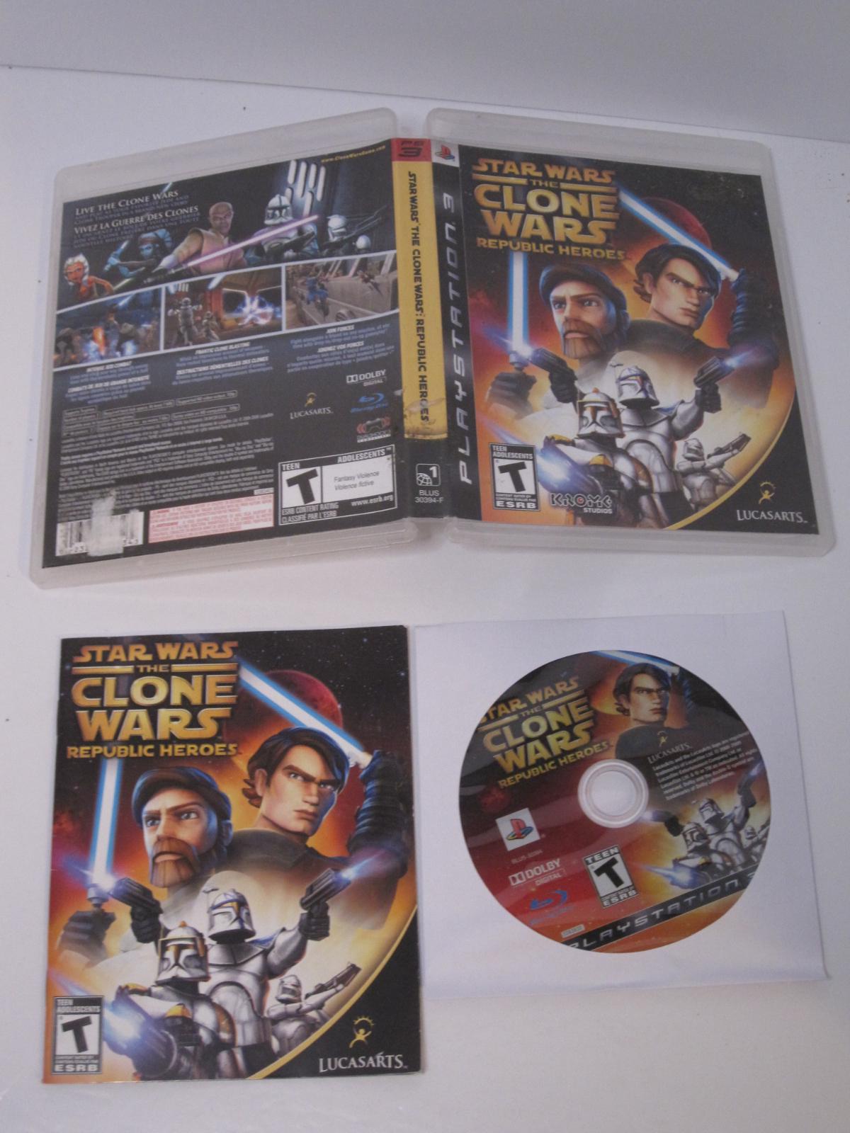 Star Wars Clone Wars: Republic Heroes - PS3 Game - Used