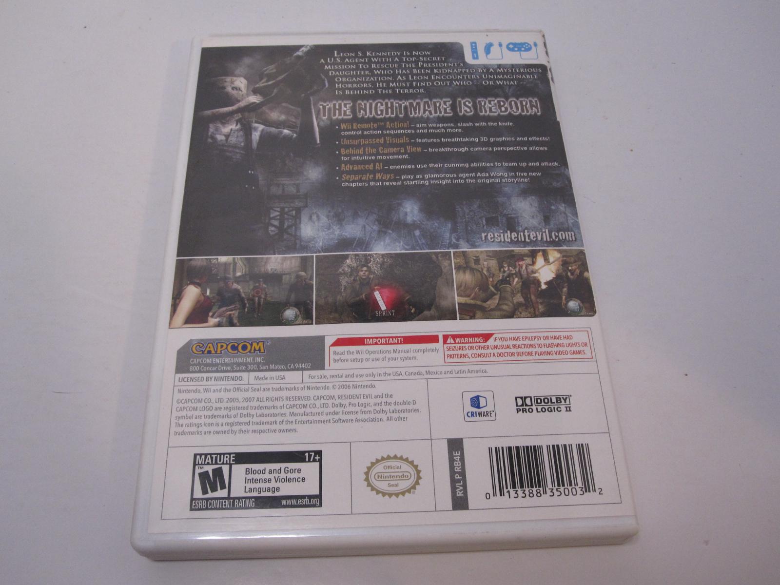 Resident Evil 4 - Wii - Used